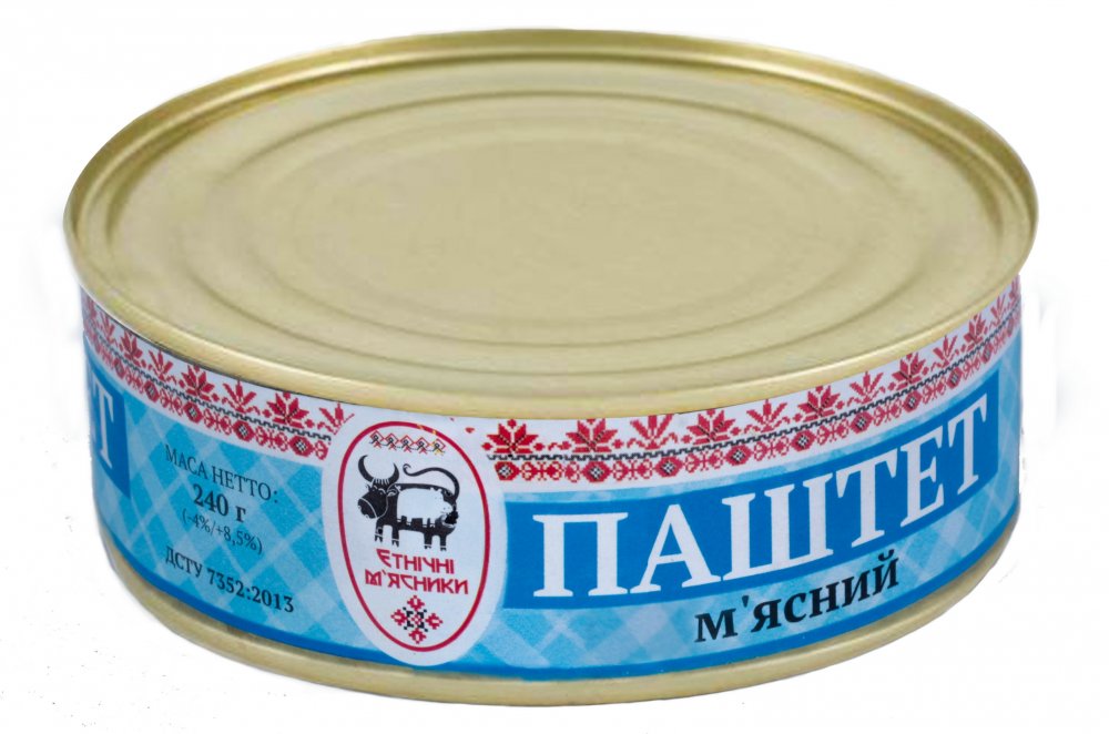 Паштет м'ясний ЕТНІЧНІ М'ЯСНИКИ, 240 г